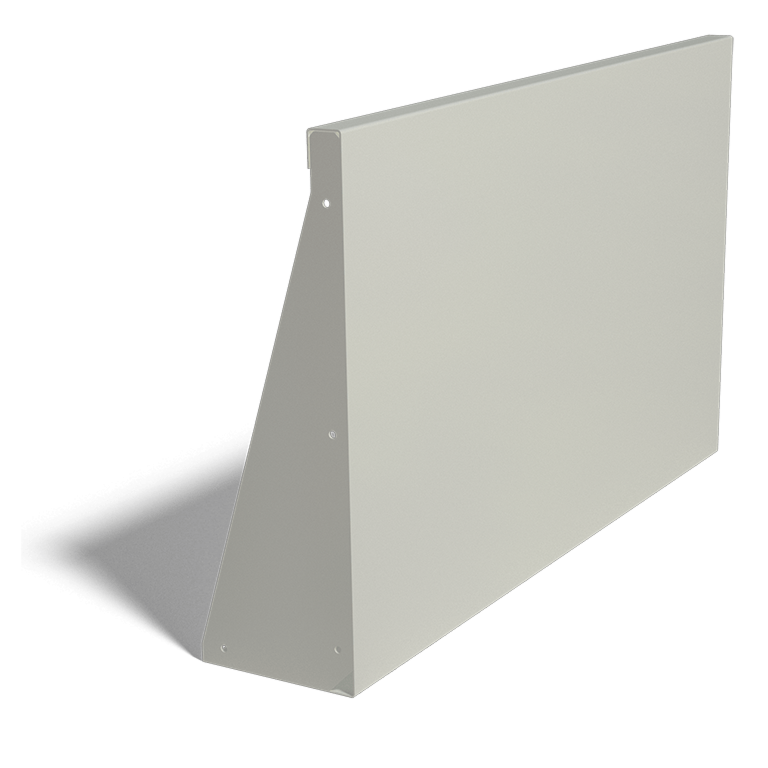 Τοίχος συγκράτησης από χάλυβα - Ίσιο - 100 x 100 x 60 cm