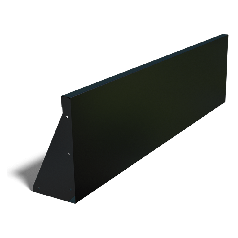 Τοίχος συγκράτησης από χάλυβα - Ίσιο - 150 x 150 x 40 cm