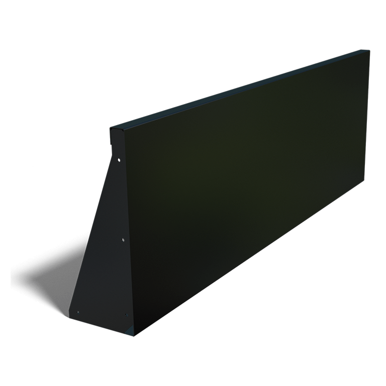 Τοίχος συγκράτησης από χάλυβα - Ίσιο - 150 x 150 x 50 cm