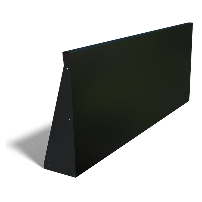 Τοίχος συγκράτησης από χάλυβα - Ίσιο - 150 x 150 x 60 cm