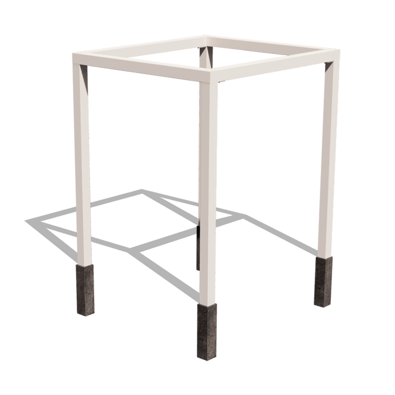 Πέργκολα από χάλυβα - Τετράγωνο - 224 x 200 x 230 cm