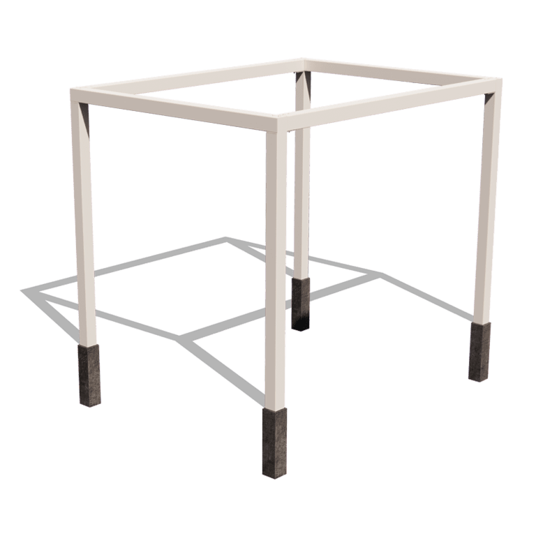 Πέργκολα από χάλυβα - Ορθογώνιο - 324 x 250 x 230 cm