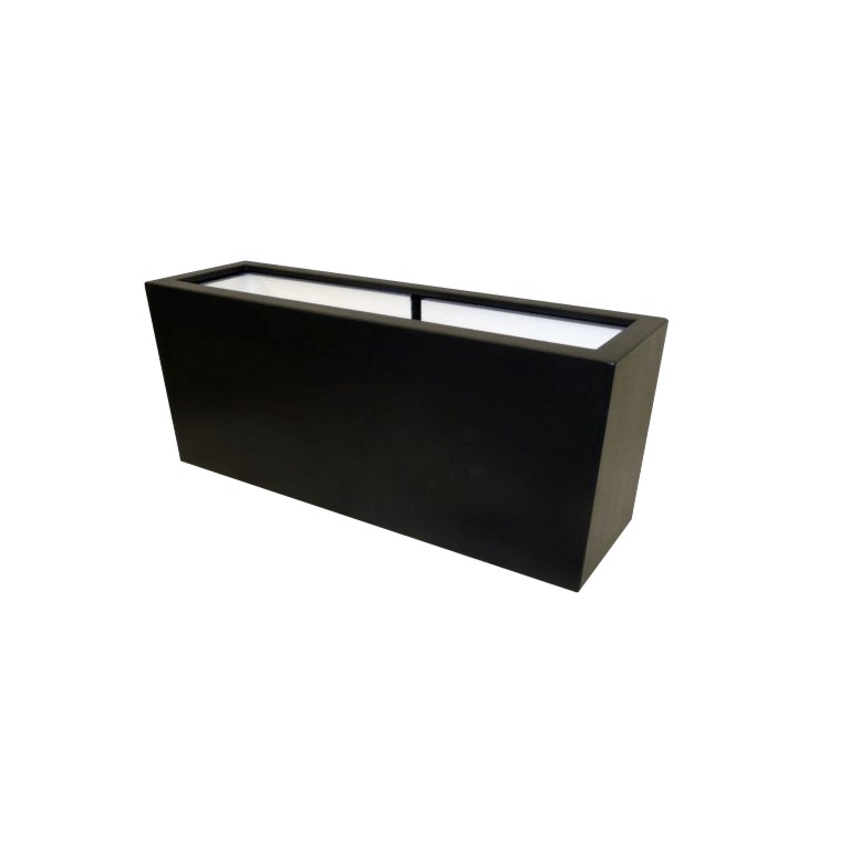 πολυεστερική γλάστρα - Ορθογώνιο - 120 x 30 x 50 cm - Με βάση