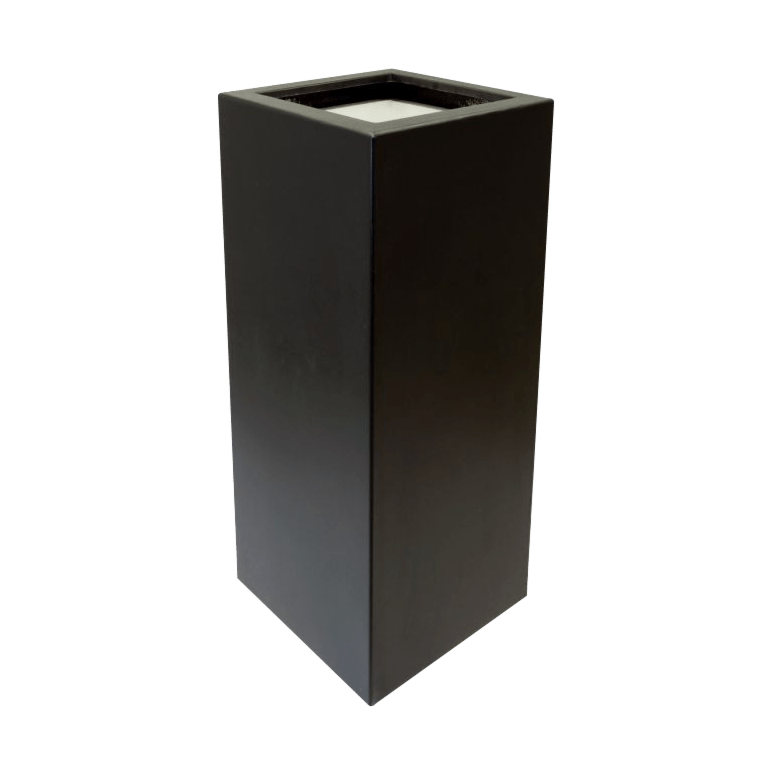 πολυεστερική γλάστρα - Τετράγωνο - 50 x 50 x 120 cm - Με βάση