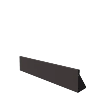 Τοίχος συγκράτησης από χάλυβα - Ίσιο - 150 x 30 cm - Άλλο χρώμα RAL