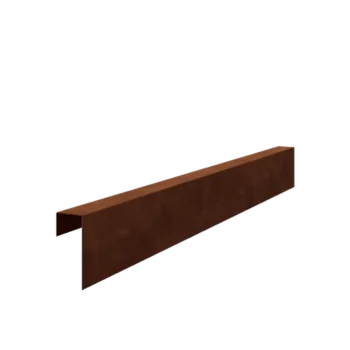 Προφίλ U από χάλυβα Corten - 15 x 6 x 5 cm - 150 cm