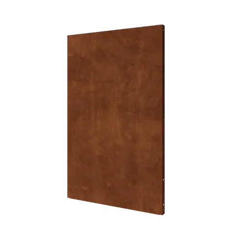 Διακοσμητικό πάνελ από χάλυβα Corten - Βάση - 120 x 6 x 190 cm