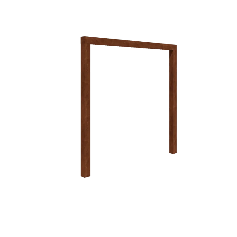 Πέργκολα από χάλυβα Corten - Ίσιο - 250 x 230 cm - Χωρίς βάση από σκυρόδεμα