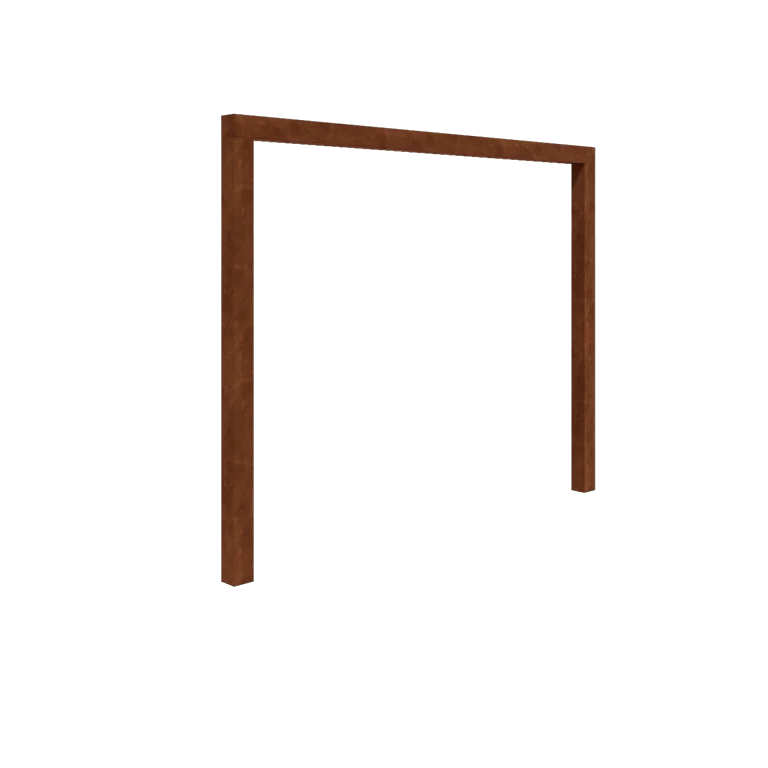Πέργκολα από χάλυβα Corten - Ίσιο - 300 x 230 cm - Χωρίς βάση από σκυρόδεμα