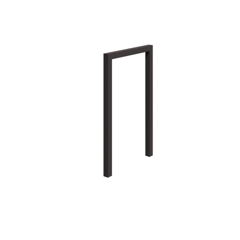 Πέργκολα από χάλυβα - Ίσιο - 150 x 230 cm - RAL7016 ματ (ανθρακί γκρι) - Χωρίς βάση από σκυρόδεμα