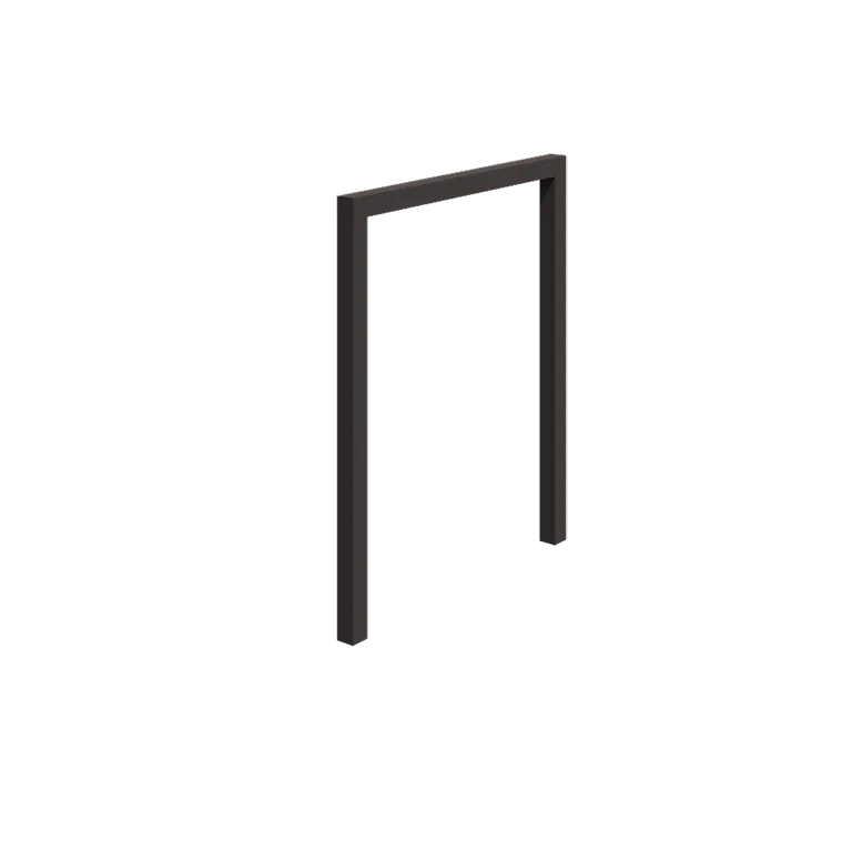 Πέργκολα από χάλυβα - Ίσιο - 200 x 230 cm - RAL7016 ματ (ανθρακί γκρι) - Χωρίς βάση από σκυρόδεμα