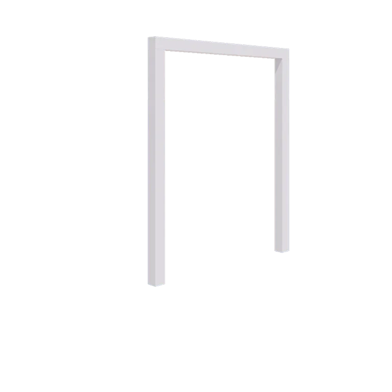 Πέργκολα από χάλυβα - Ίσιο - 200 x 230 cm - RAL9010 ματ (λευκό) - Χωρίς βάση από σκυρόδεμα