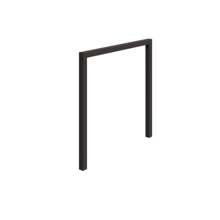 Πέργκολα από χάλυβα - Ίσιο - 250 x 230 cm - RAL7016 ματ (ανθρακί γκρι) - Χωρίς βάση από σκυρόδεμα