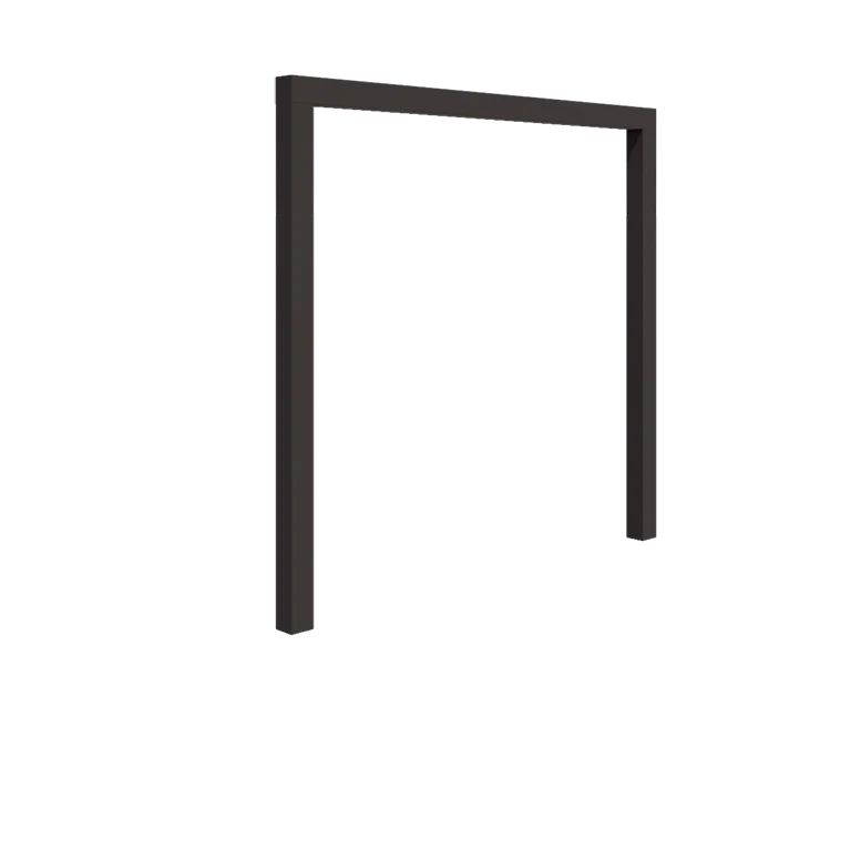 Πέργκολα από χάλυβα - Ίσιο - 250 x 230 cm - Άλλο χρώμα RAL - Χωρίς βάση από σκυρόδεμα