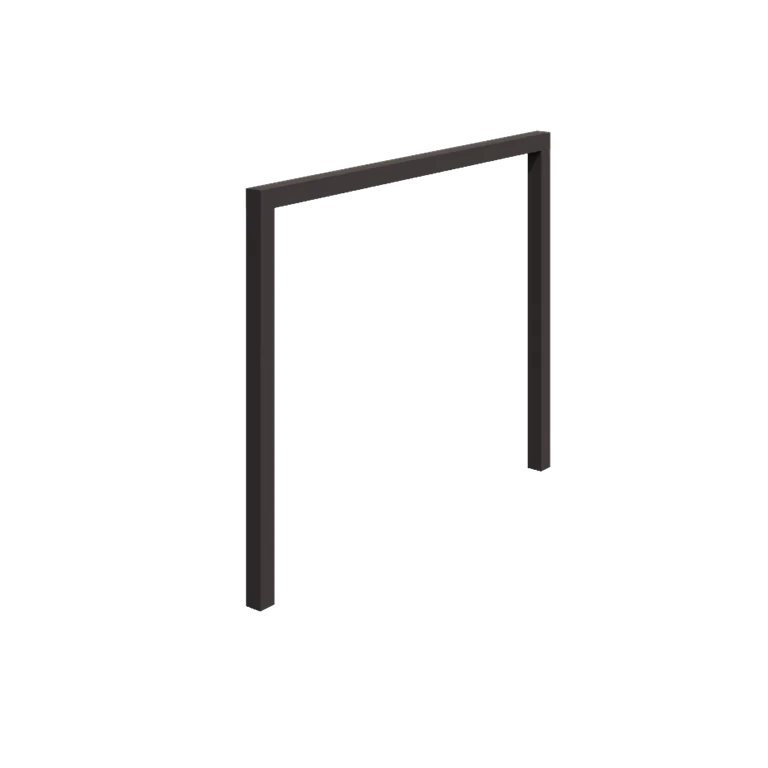 Πέργκολα από χάλυβα - Ίσιο - 300 x 230 cm - RAL7016 ματ (ανθρακί γκρι) - Χωρίς βάση από σκυρόδεμα