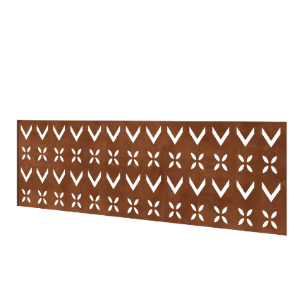 Φράχτης από χάλυβα Corten H - Πάνελ V - 180 x 63,3 cm