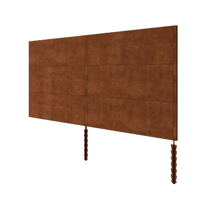 Φράχτης από χάλυβα Corten H3 - Plíres set - 372 x 6 x 190 cm