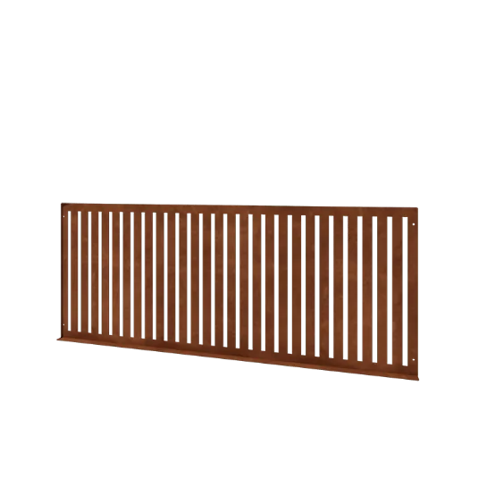 Διακοσμητικά κάγκελα από χάλυβα Corten S - Πάνελ - 149 x 3 x 60 cm