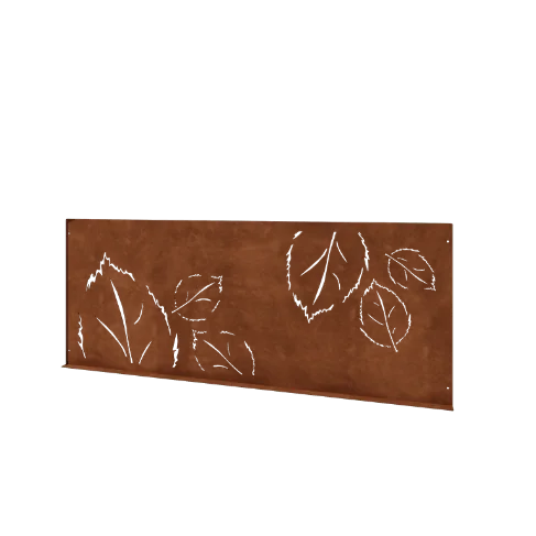Διακοσμητικά κάγκελα από χάλυβα Corten N - Πάνελ - 149 x 3 x 60 cm